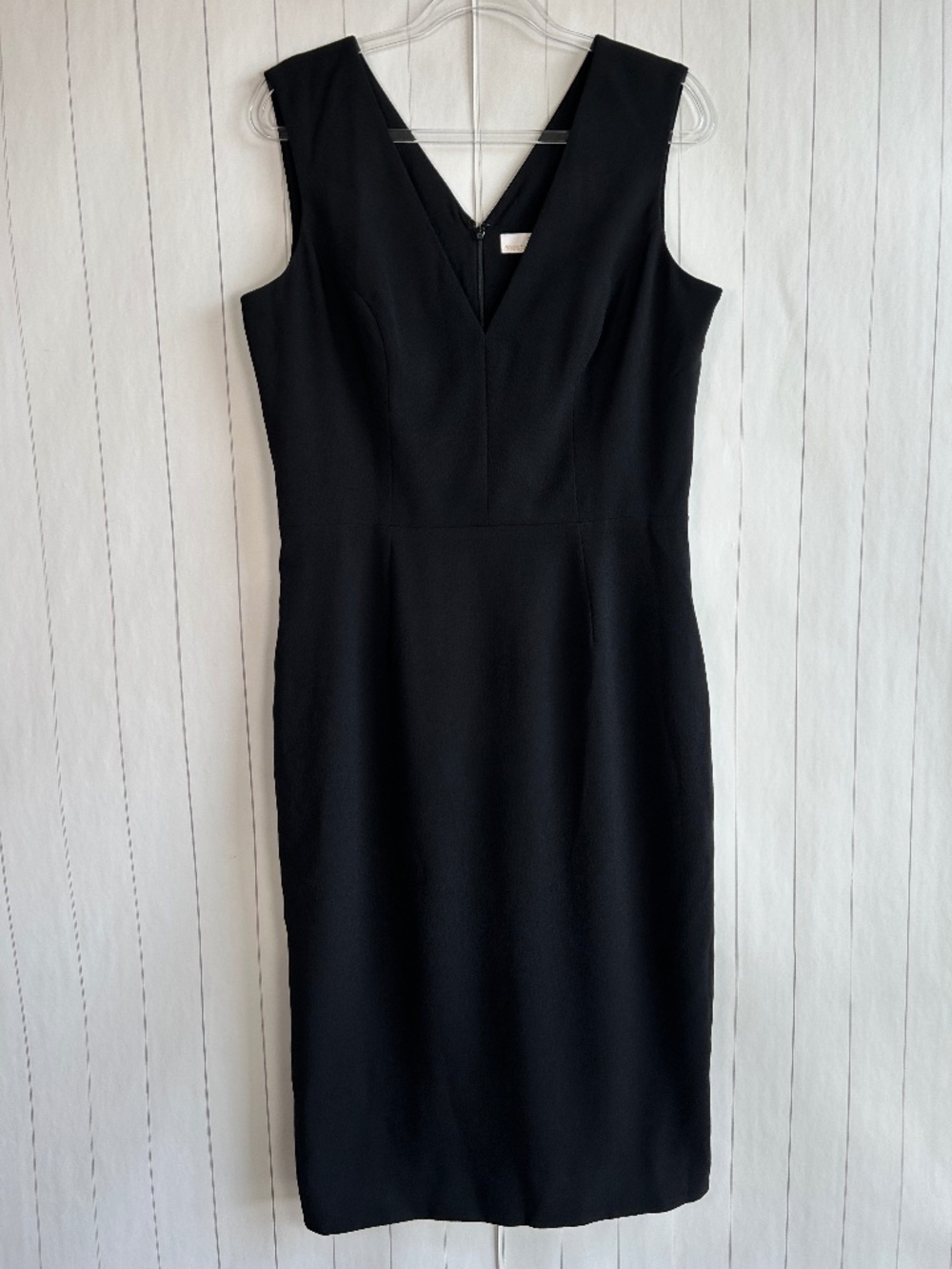 Dress The Population size XXL  Sandy midi dress sheath black crepe sleeveless